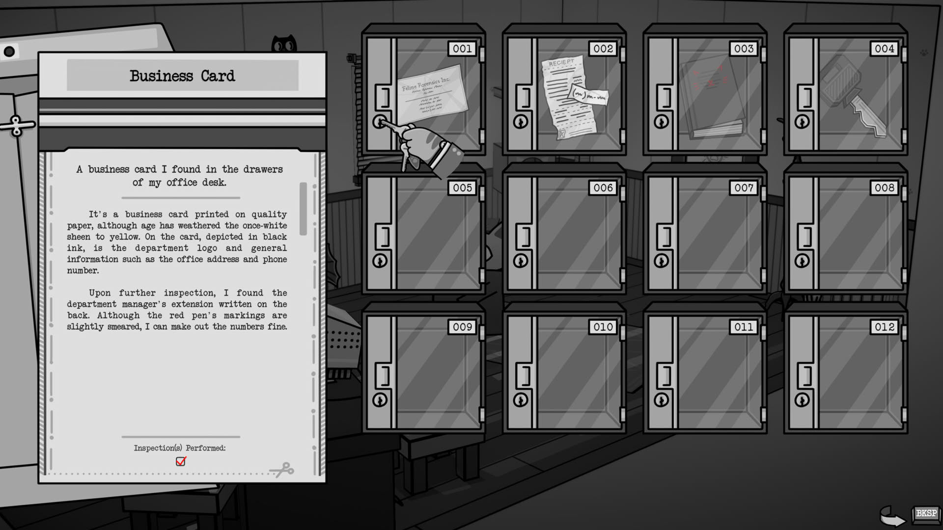 Screenshot for Feline Forensics and the Meowseum Mystery