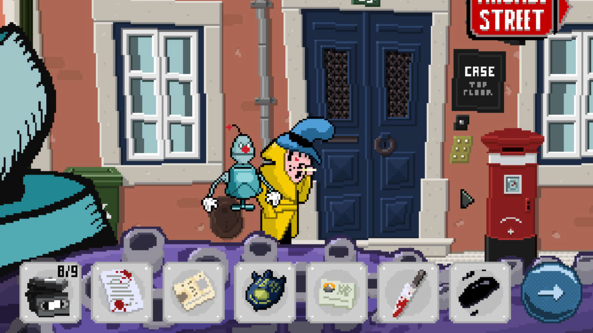 Screenshot for Detective Case and Clown Bot in: Murder in the Hotel Lisbon