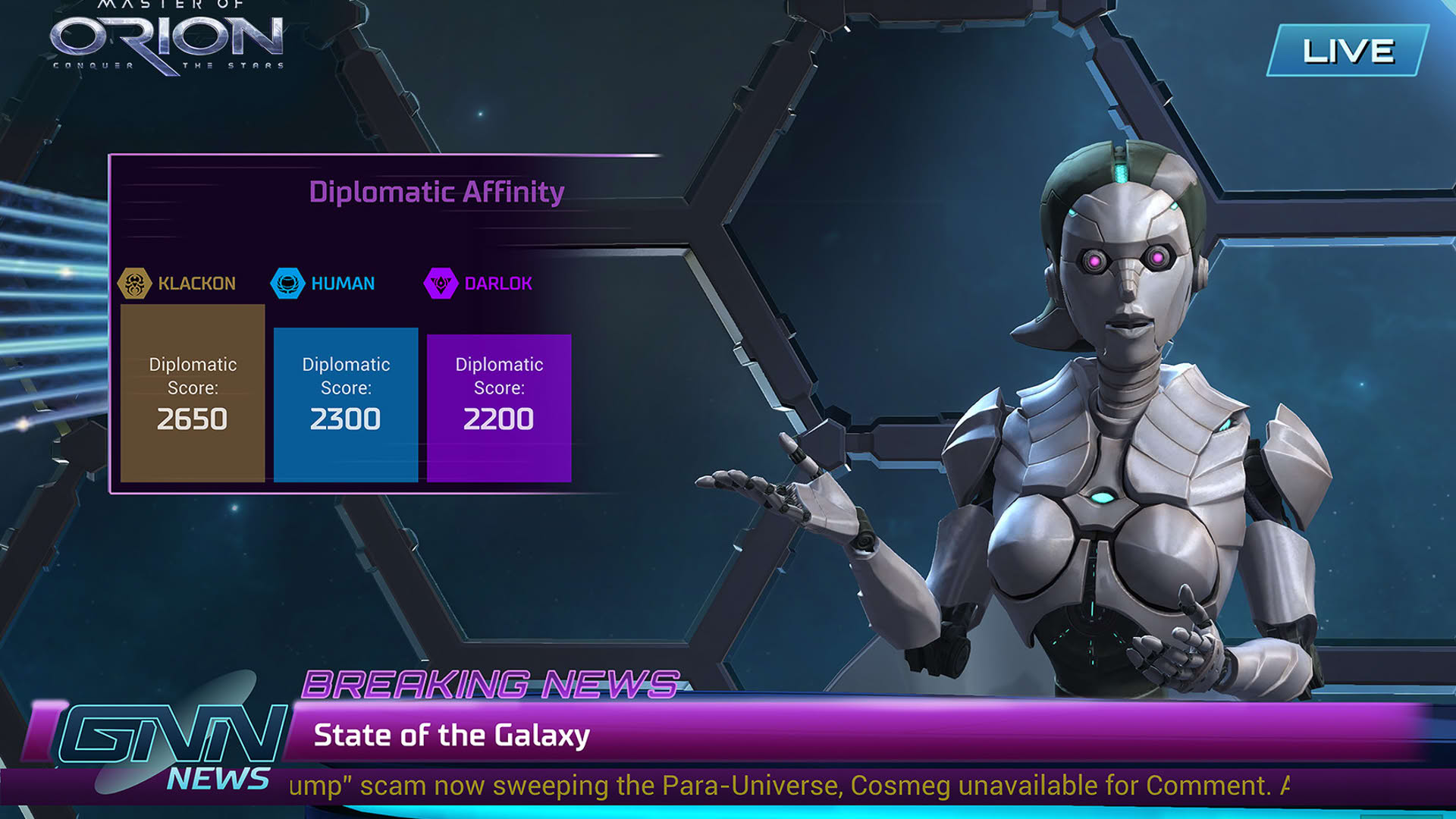 Screenshot for Master of Orion