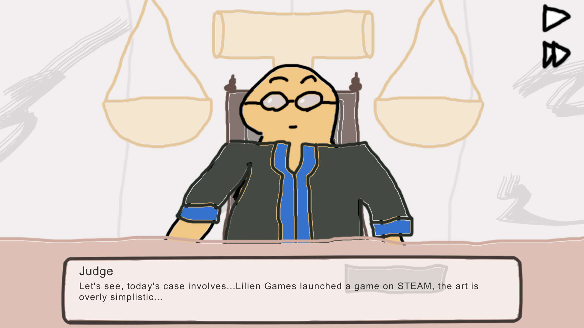 Screenshot for Who is the Defendant: Deliberately Rough