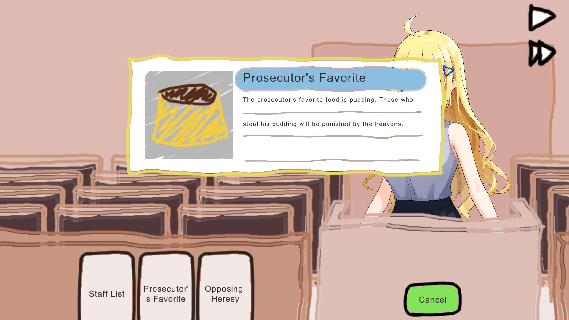 Screenshot for Who is the Defendant: Deliberately Rough