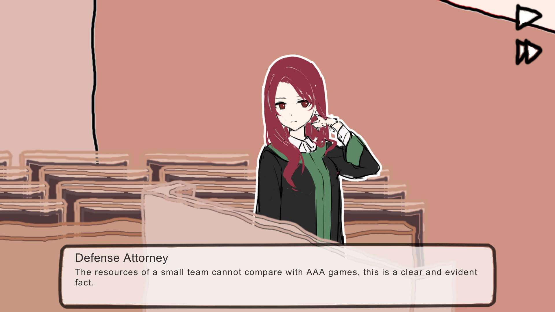 Screenshot for Who is the Defendant: Deliberately Rough