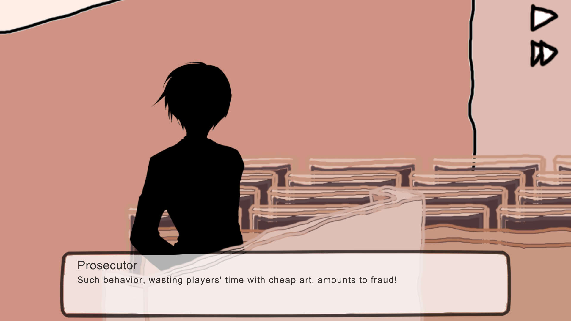 Screenshot for Who is the Defendant: Deliberately Rough