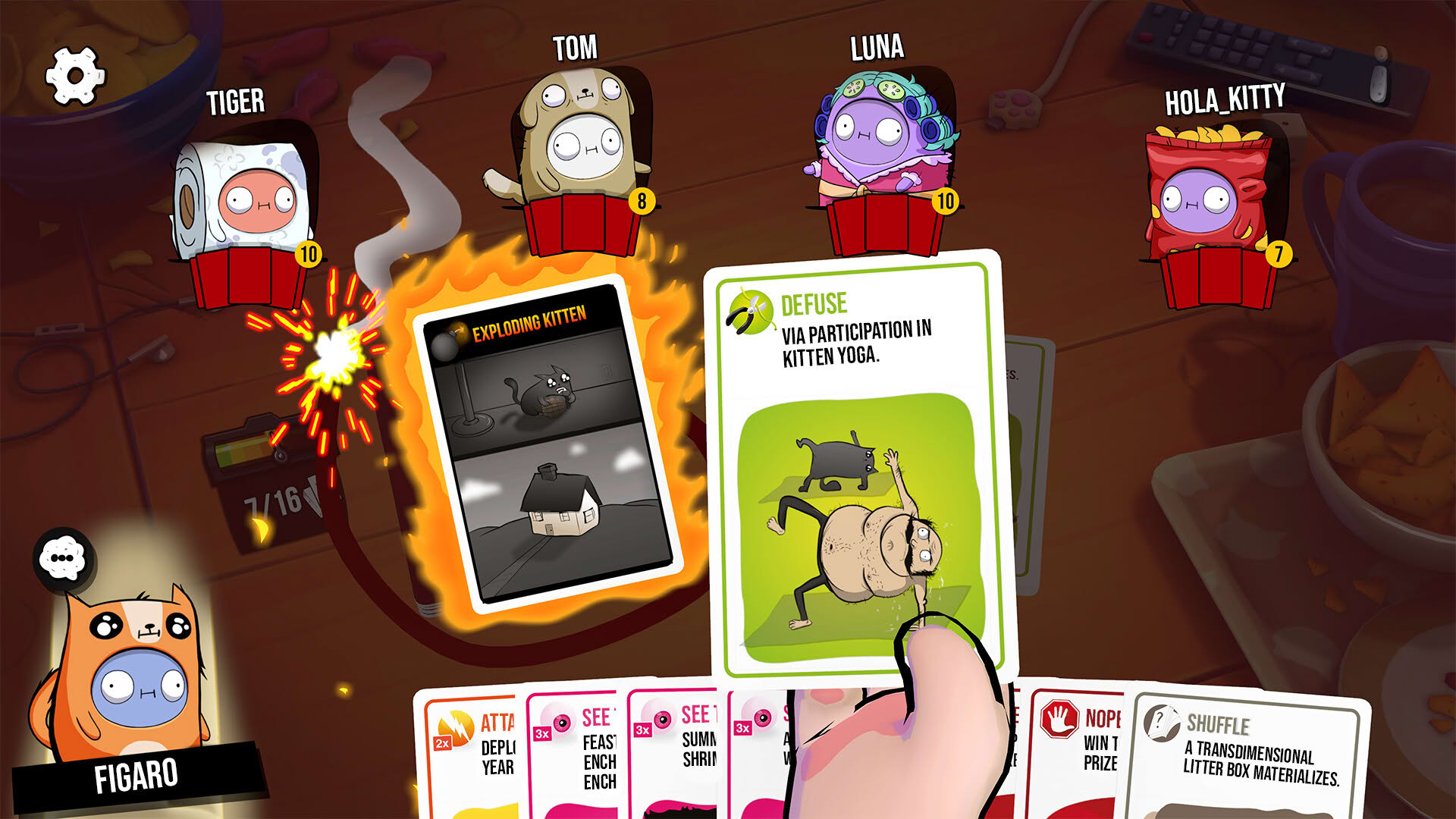 Screenshot for Exploding Kittens 2