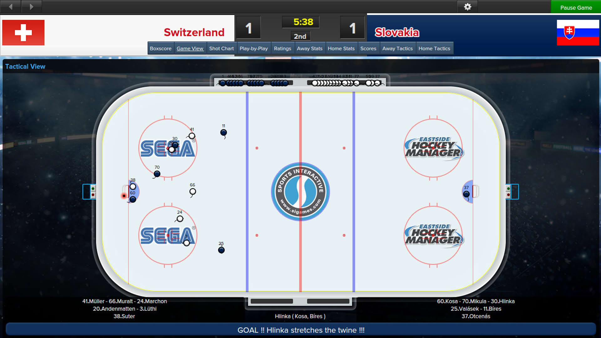 Screenshot for Eastside Hockey Manager