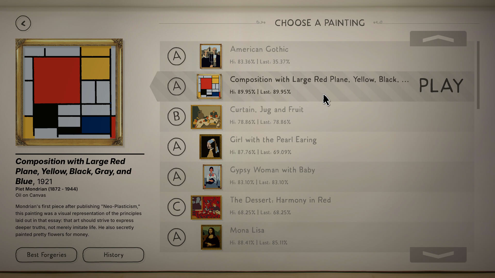 Screenshot for Sloppy Forgeries