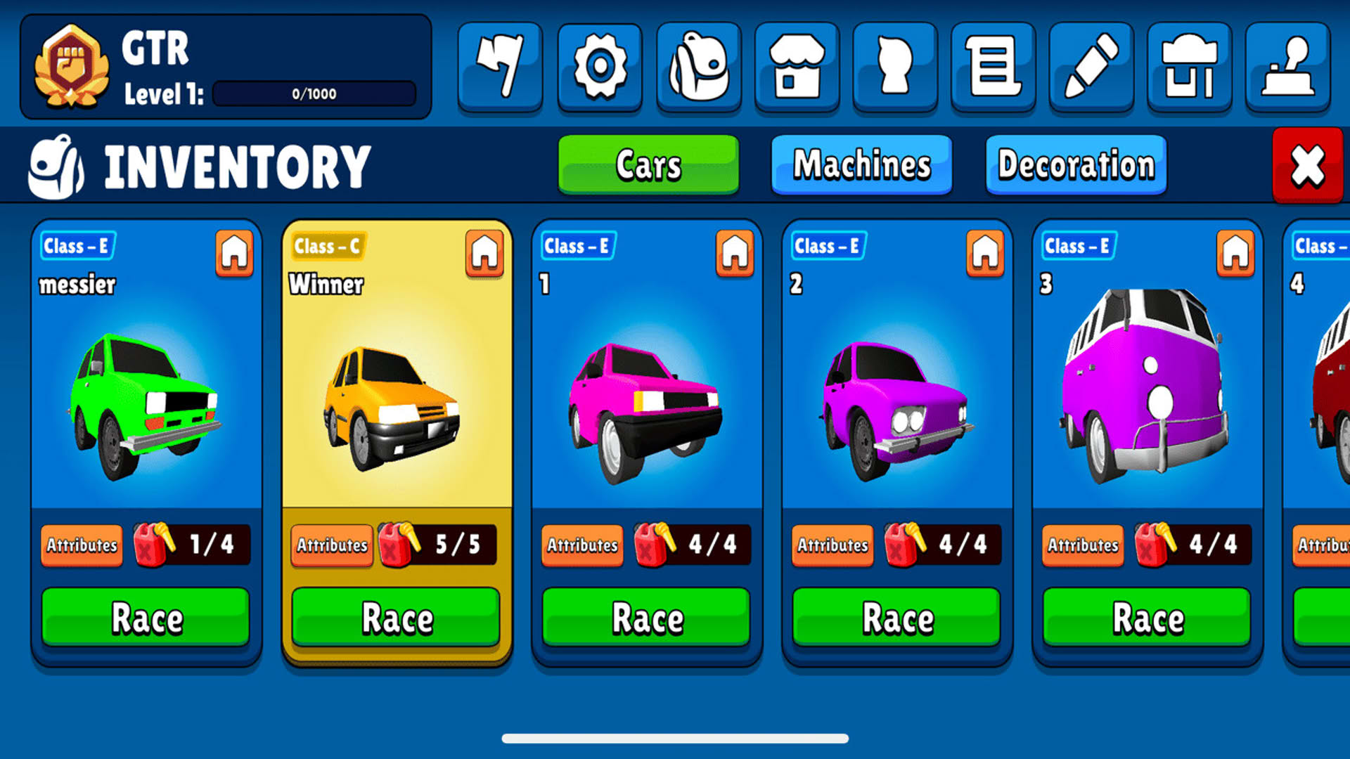 Screenshot for GTR: Garage Town Racing