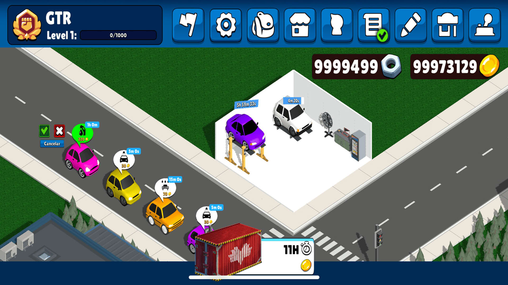 Screenshot for GTR: Garage Town Racing