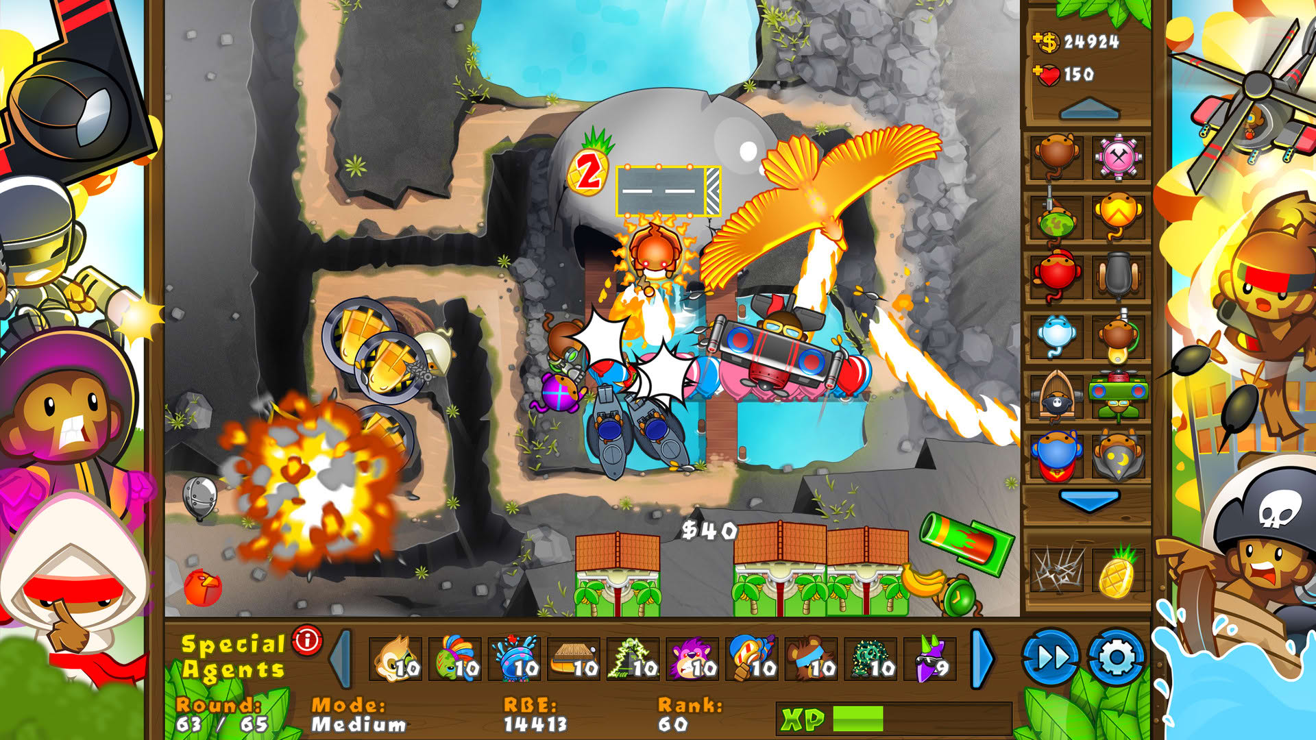 Screenshot for Bloons TD 5
