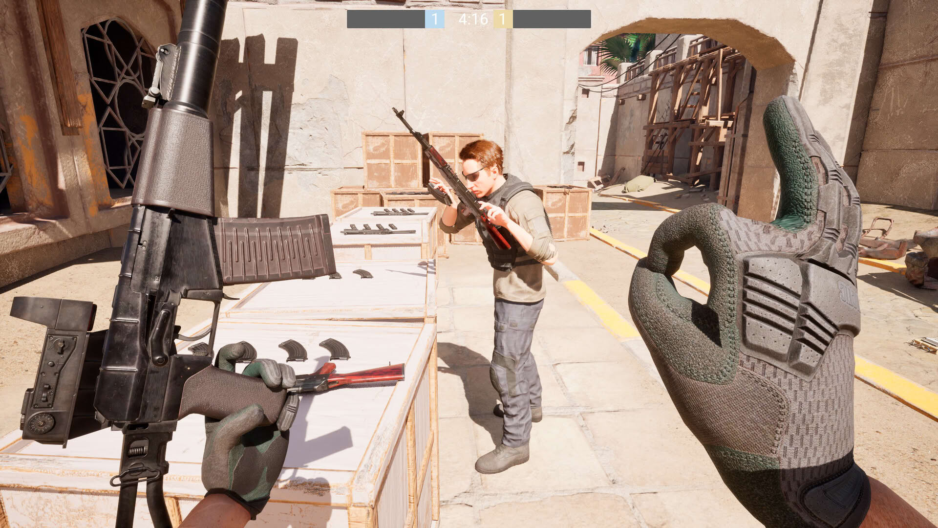 Screenshot for Hand Simulator: Shooter