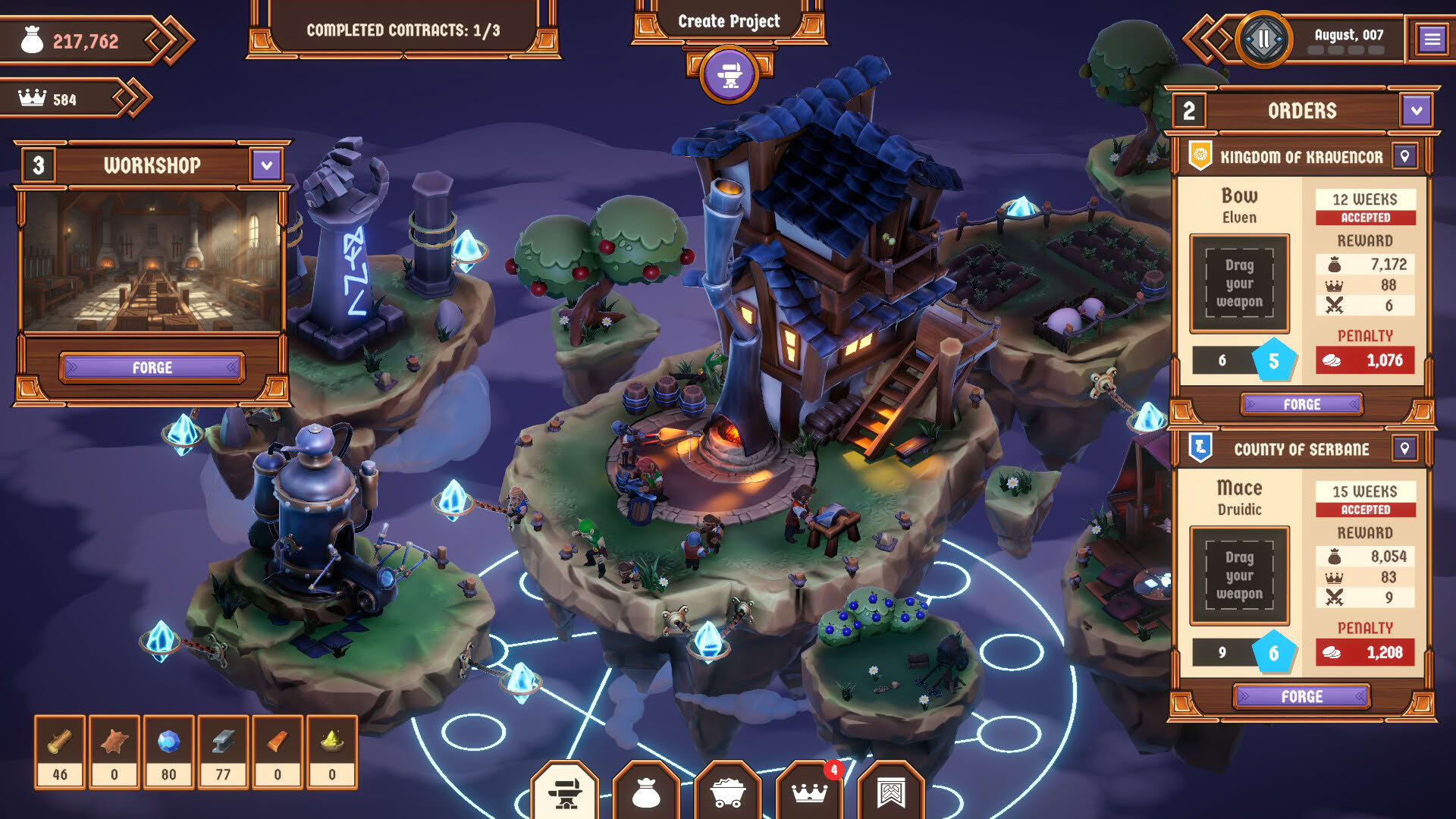 Screenshot for Magic Forge Tycoon