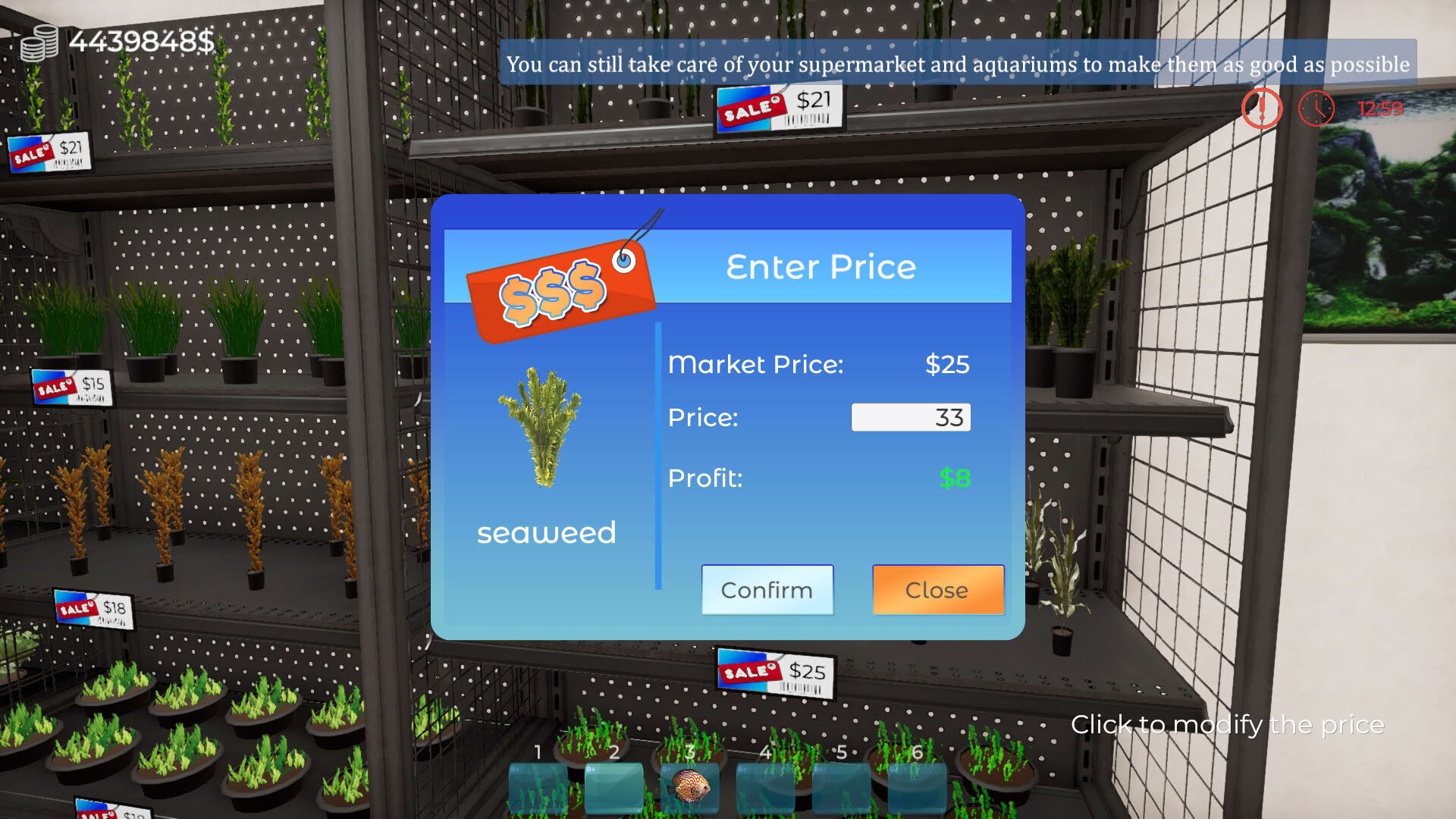 Screenshot for Aquatic Store Simulator