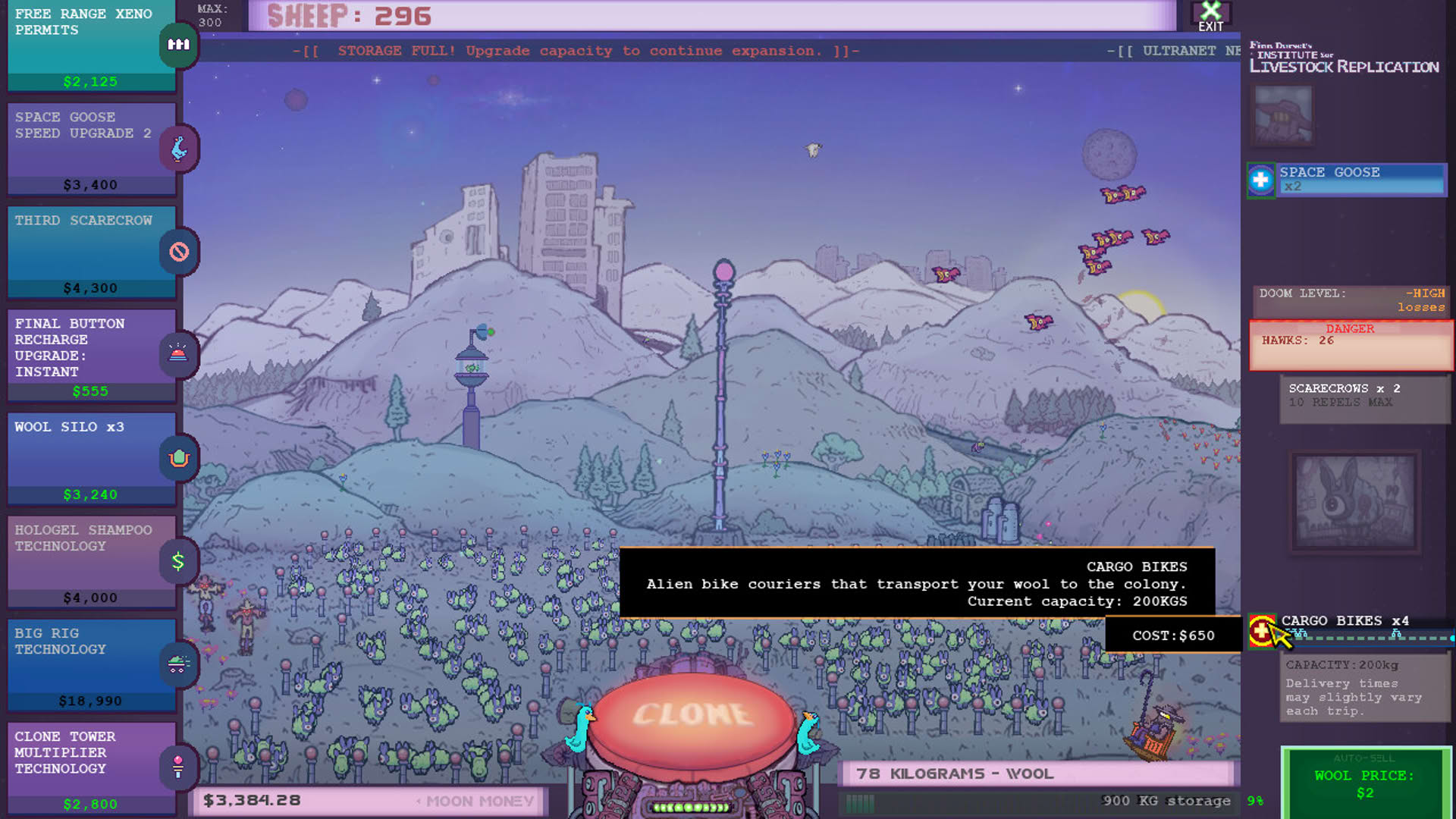 Screenshot for Finn Dorset's Institute For Livestock Replication