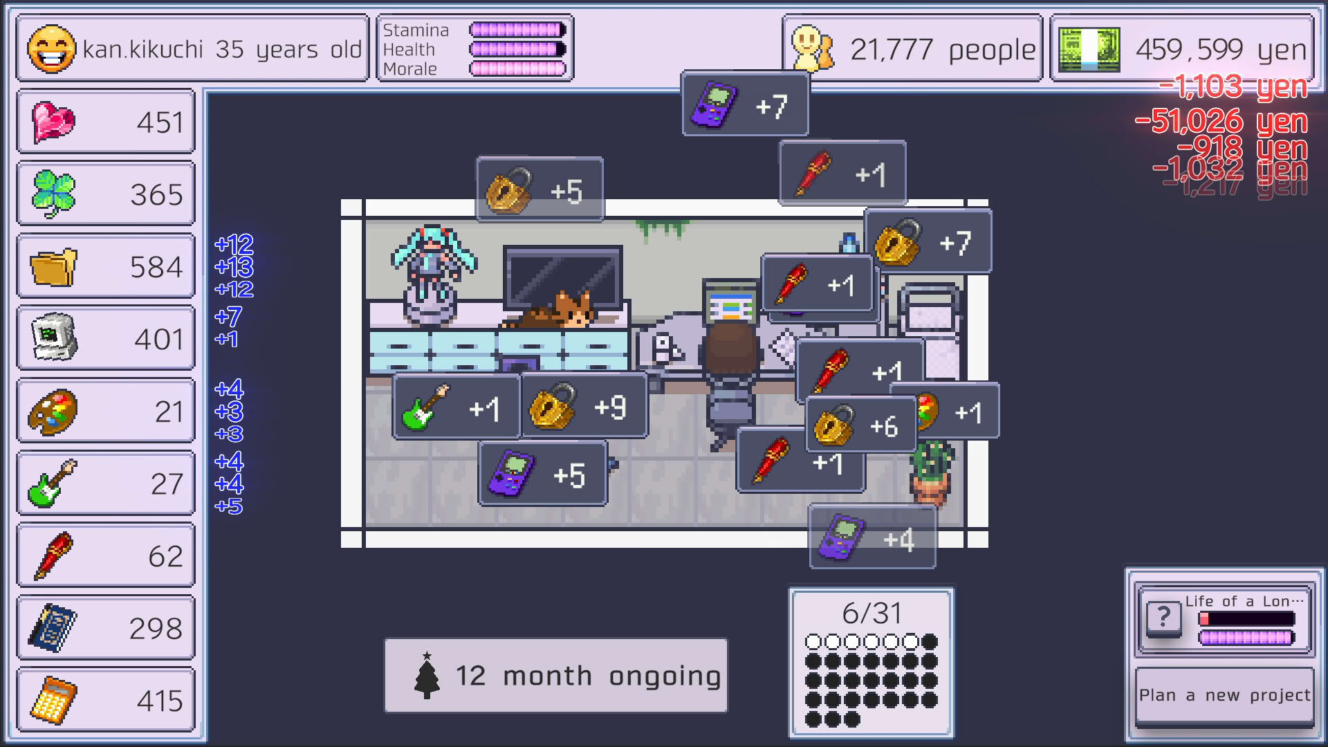Screenshot for Life of a Lonely Indie Game Developer