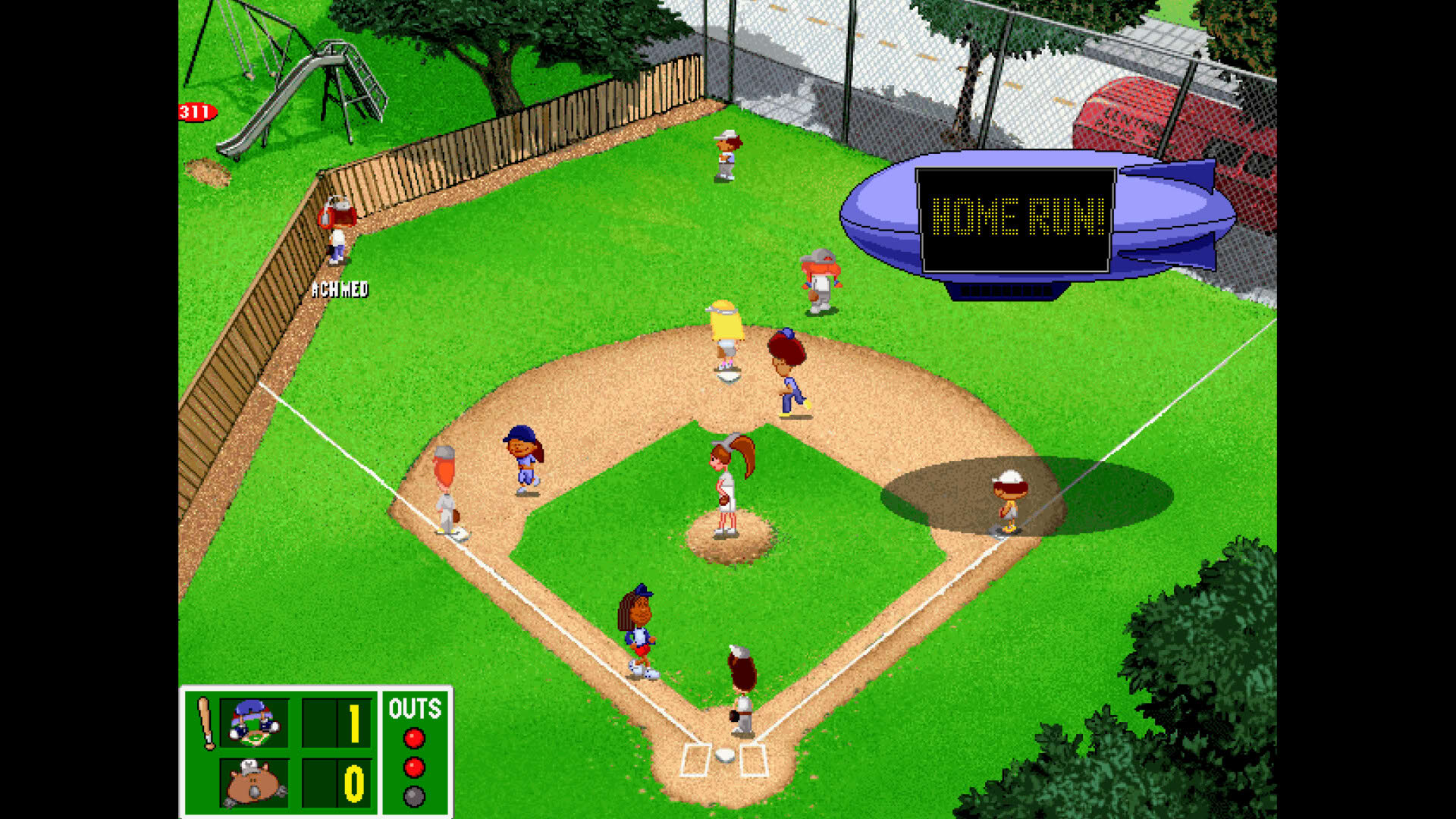 Screenshot for Backyard Baseball '97