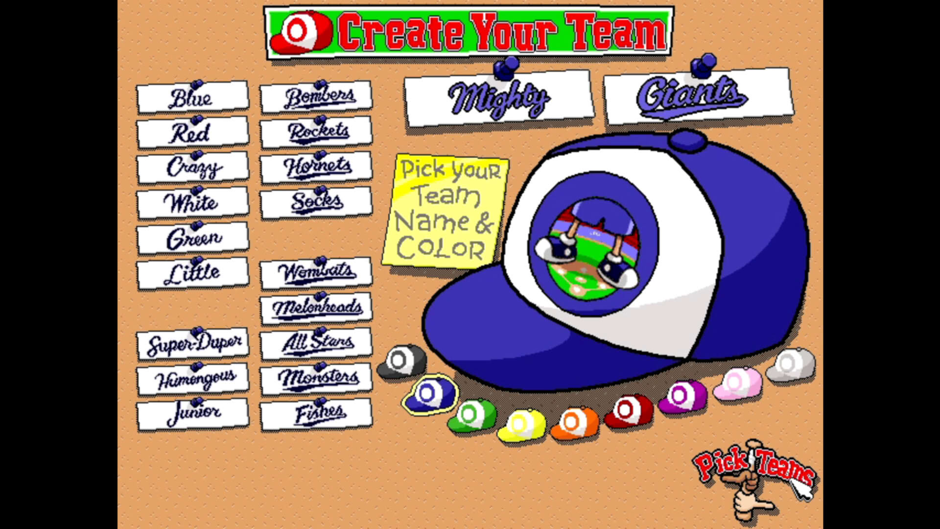 Screenshot for Backyard Baseball '97