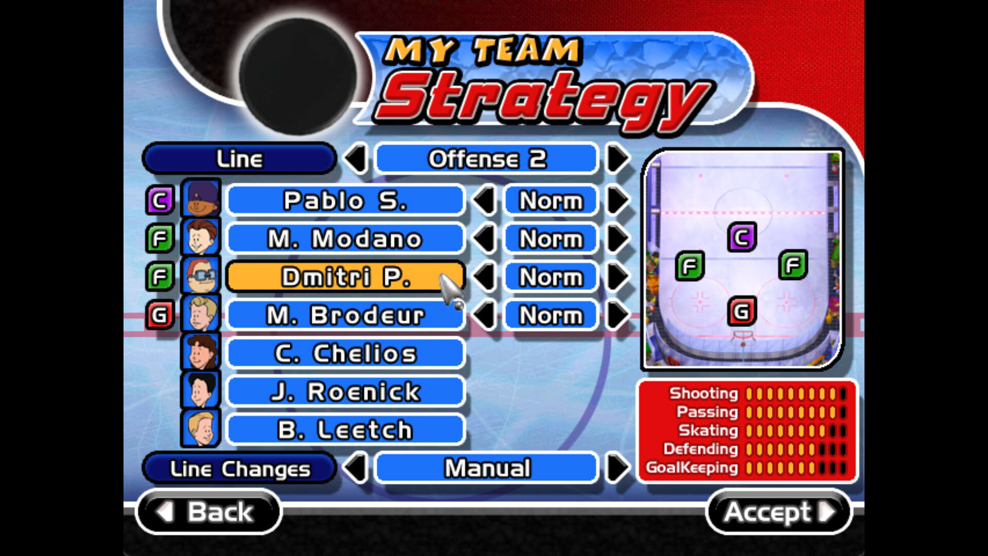 Screenshot for Backyard Hockey ‘02