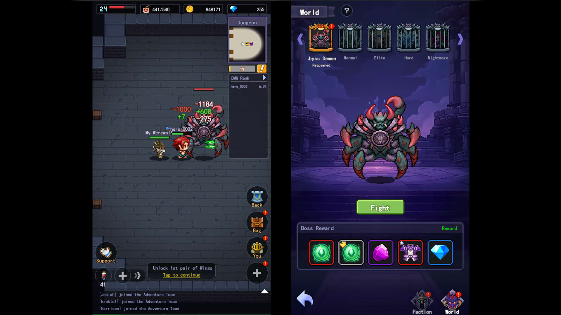 Screenshot for Pixel Dungeon RPG