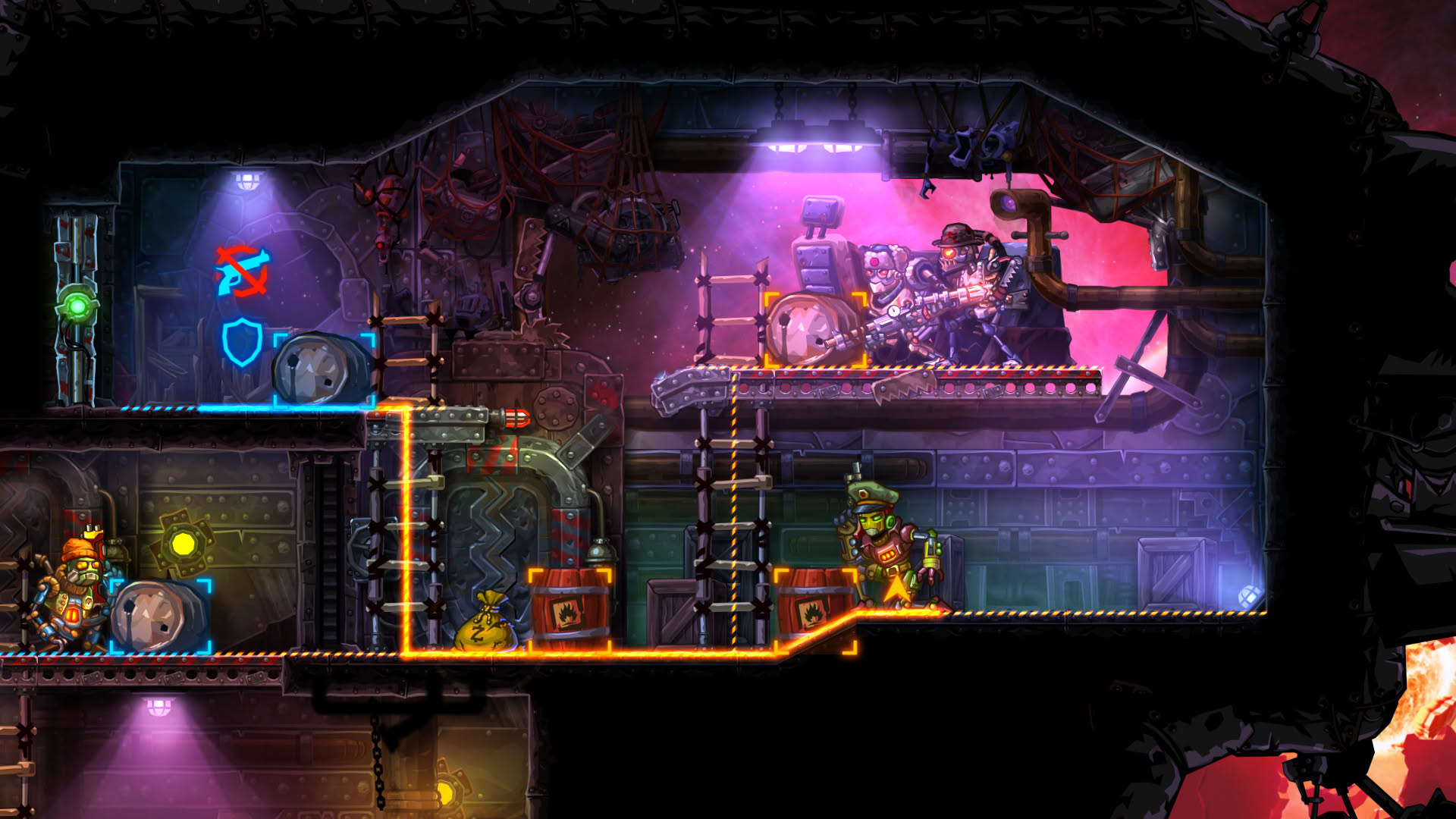 Screenshot for SteamWorld Heist