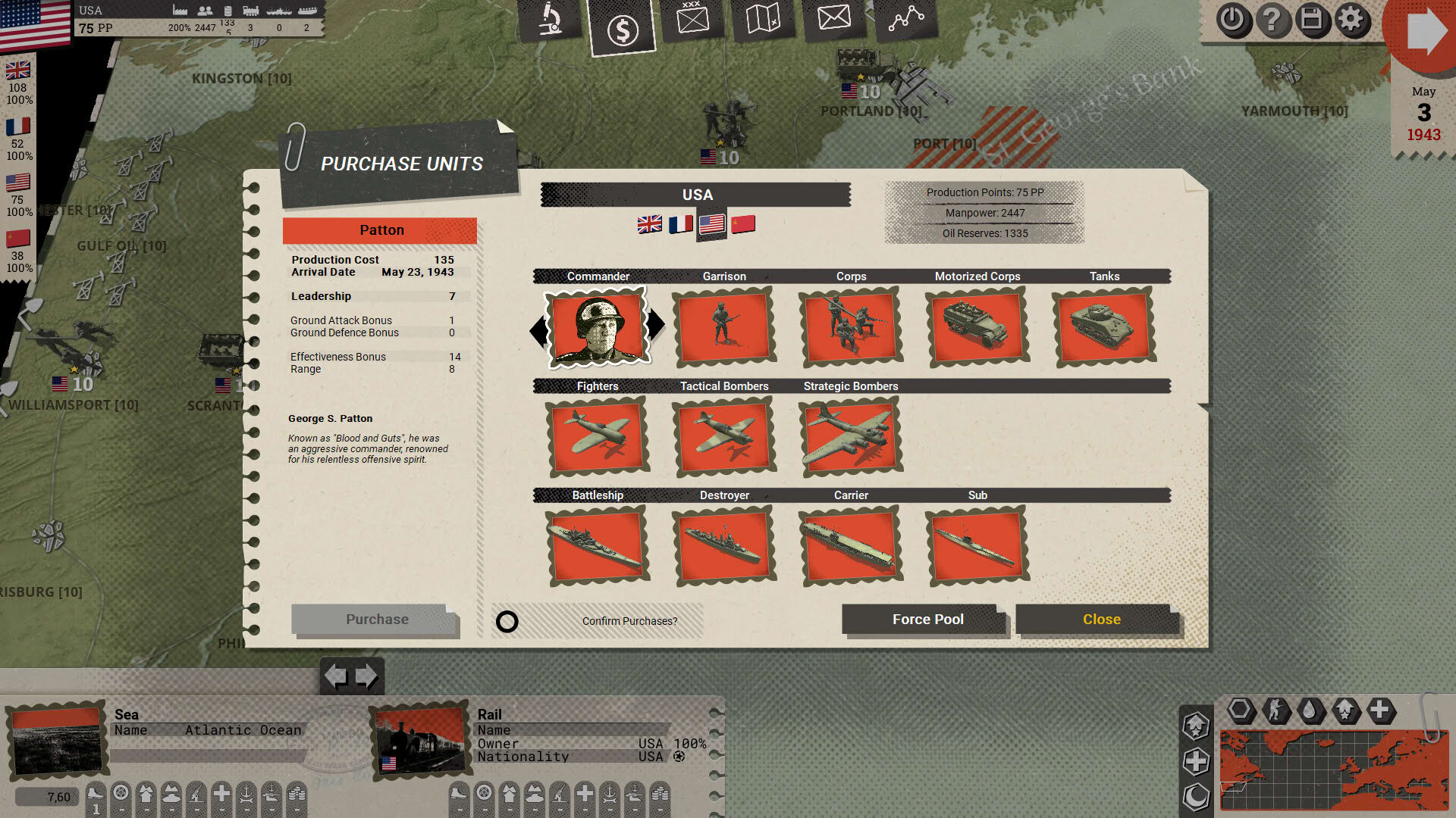 Screenshot for Commander: Europe at War
