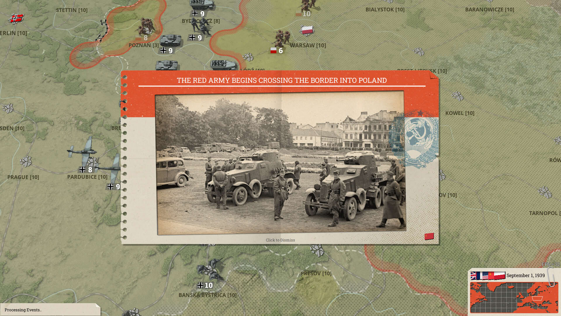 Screenshot for Commander: Europe at War