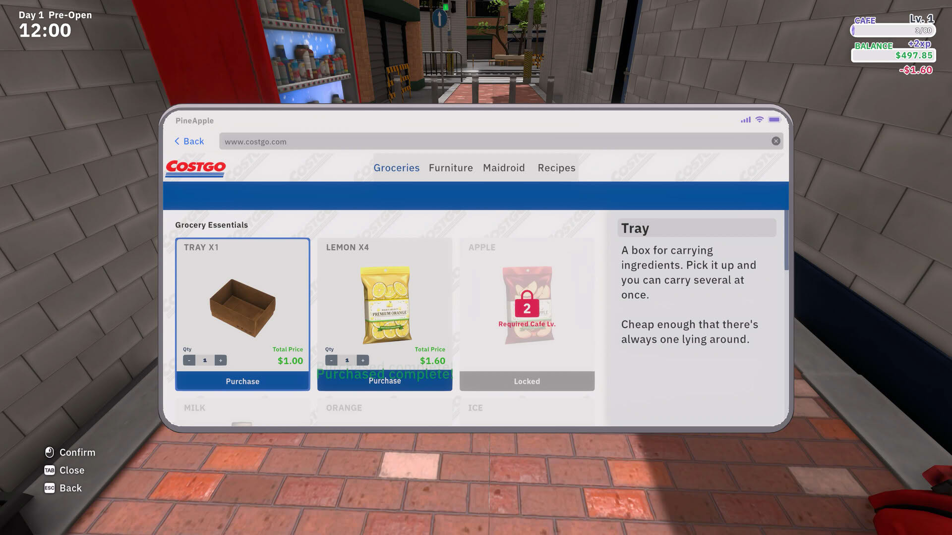 Screenshot for Maid Cafe Simulator