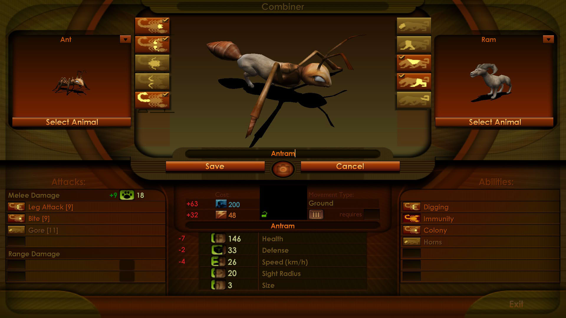 Screenshot for Impossible Creatures