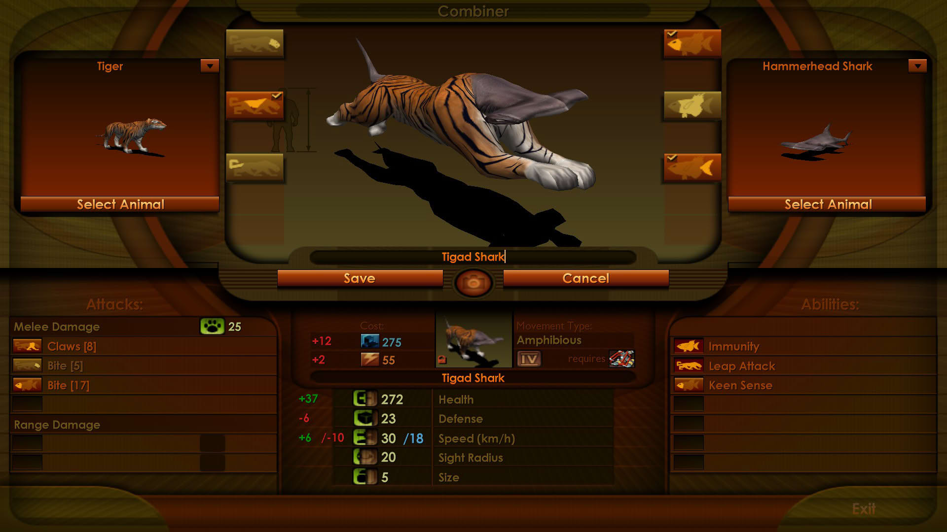 Screenshot for Impossible Creatures