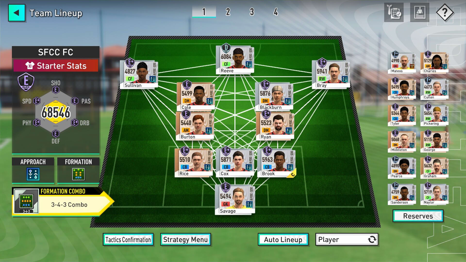 Screenshot for Sega Football Club Champions