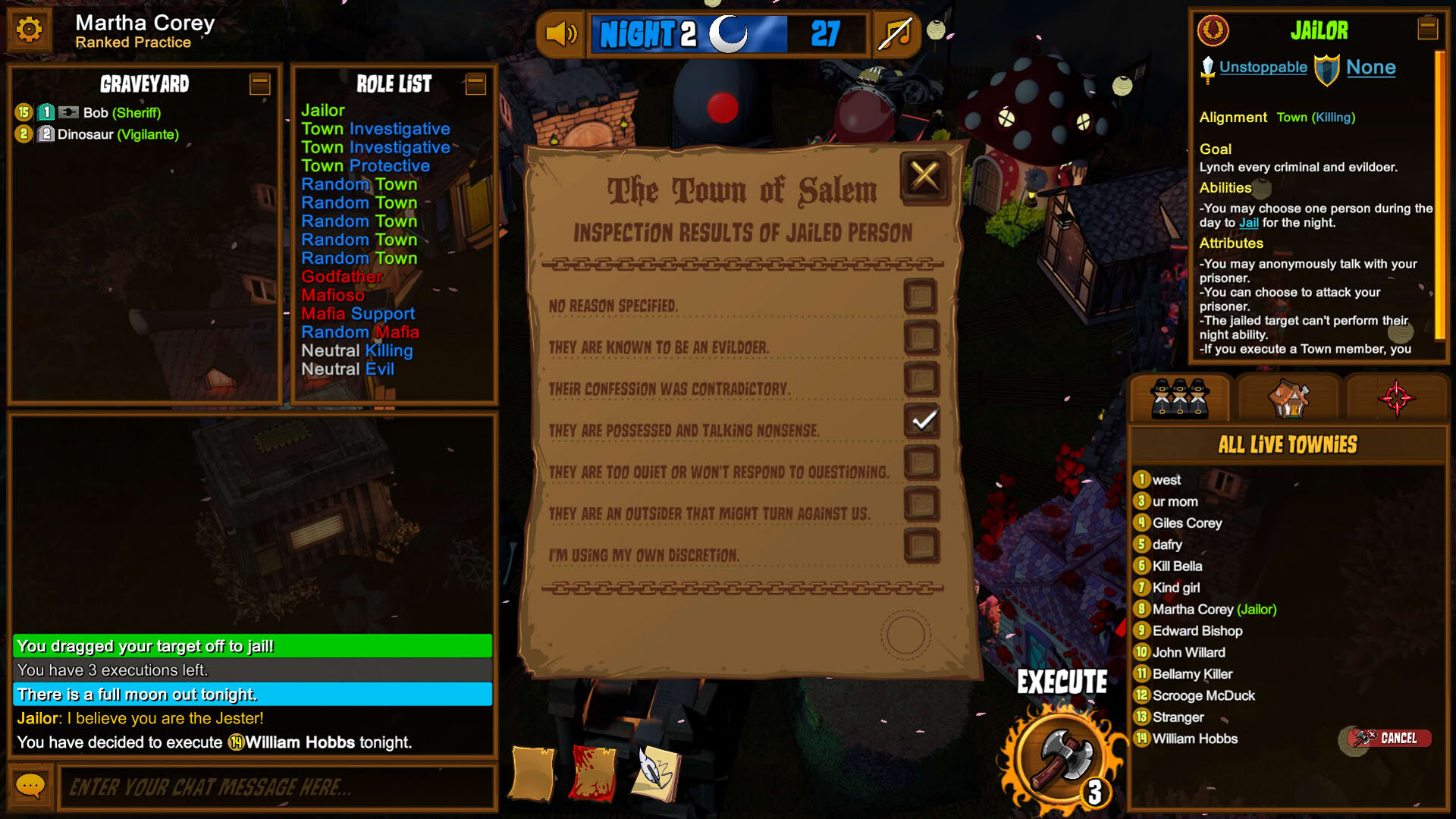 Screenshot for Town of Salem