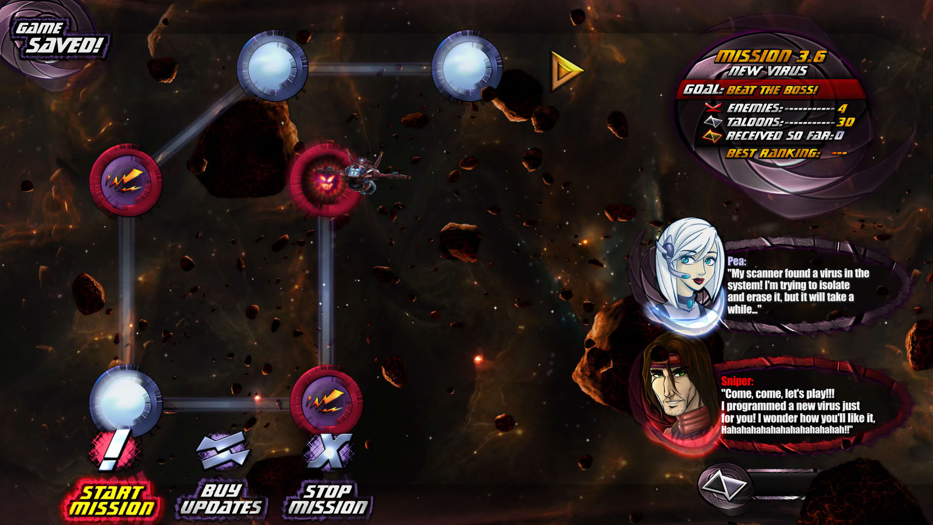 Screenshot for Starlaxis Supernova Edition