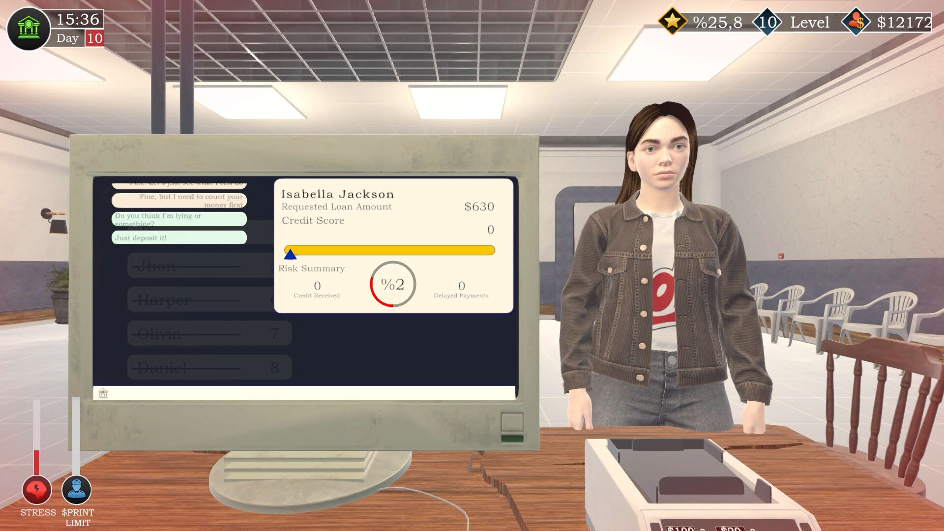 Screenshot for Banker Simulator