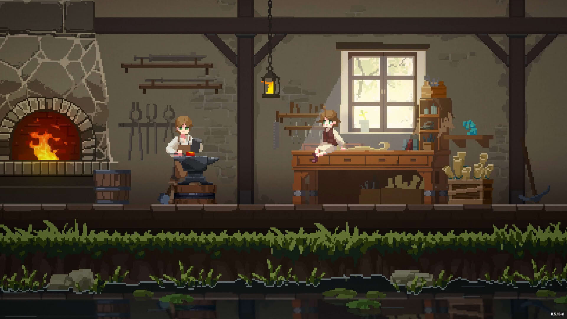 Screenshot for Tokatonton: One-Armed Blacksmith