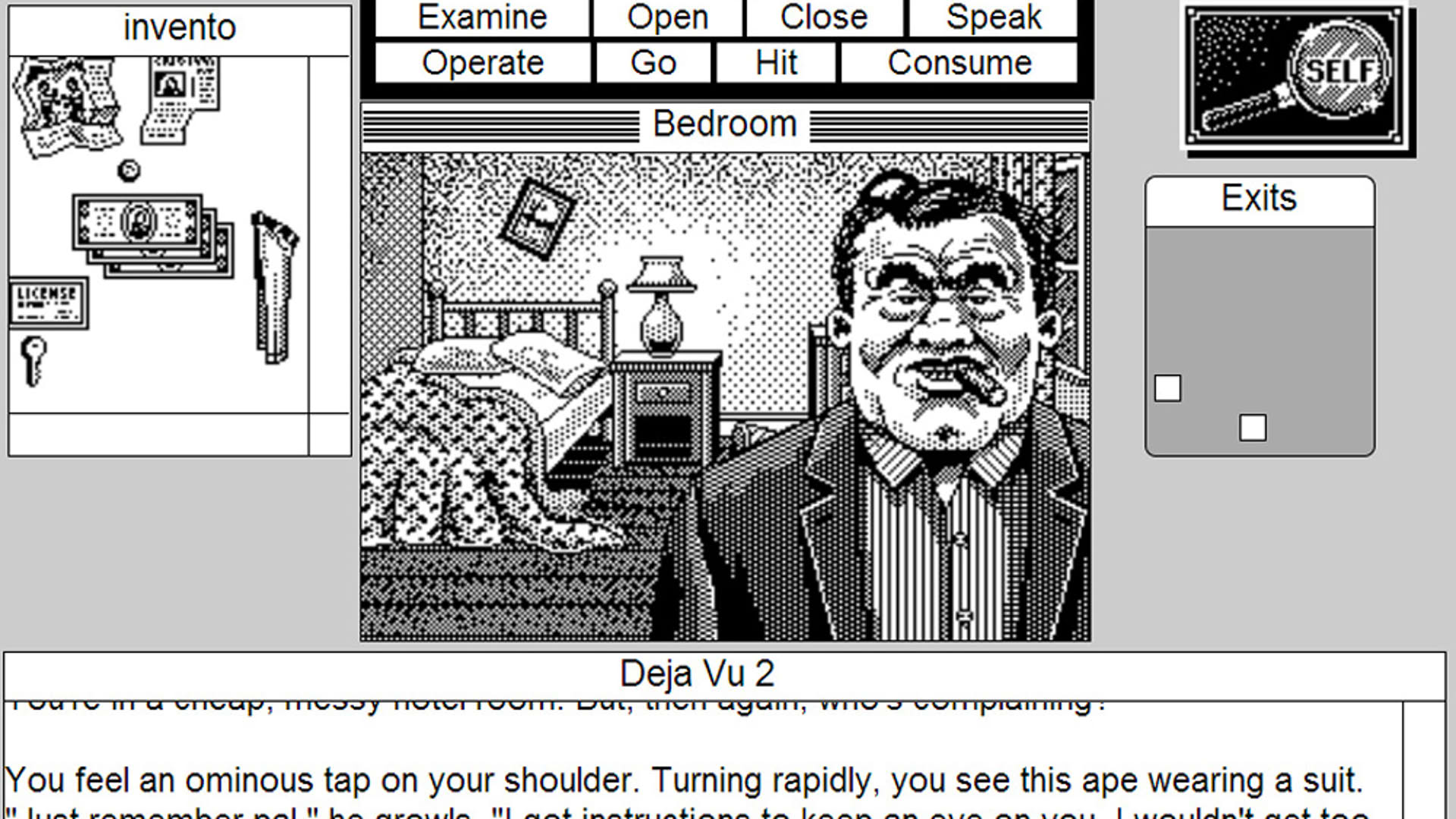 Screenshot for Deja Vu II: MacVenture Series
