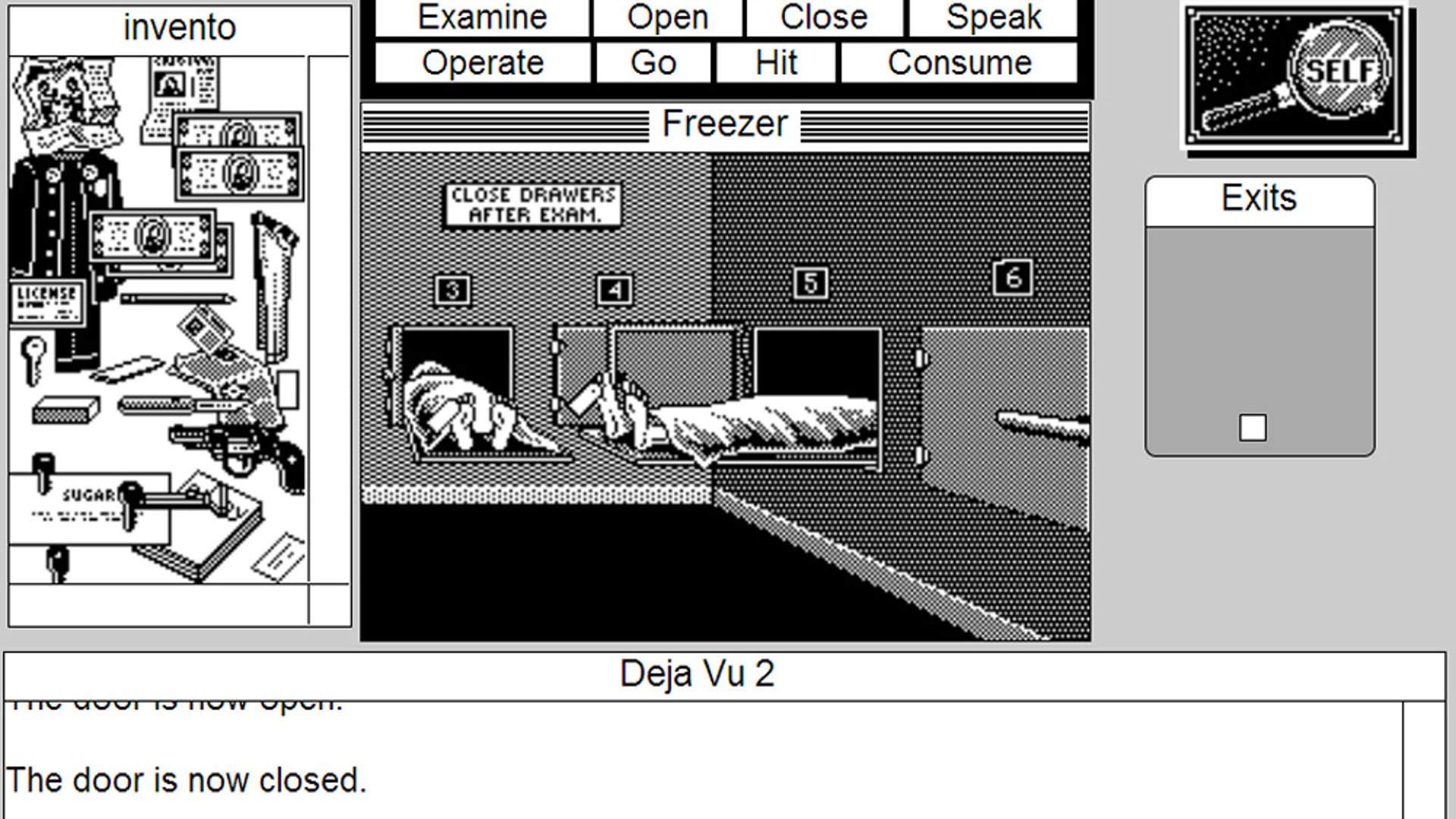 Screenshot for Deja Vu II: MacVenture Series