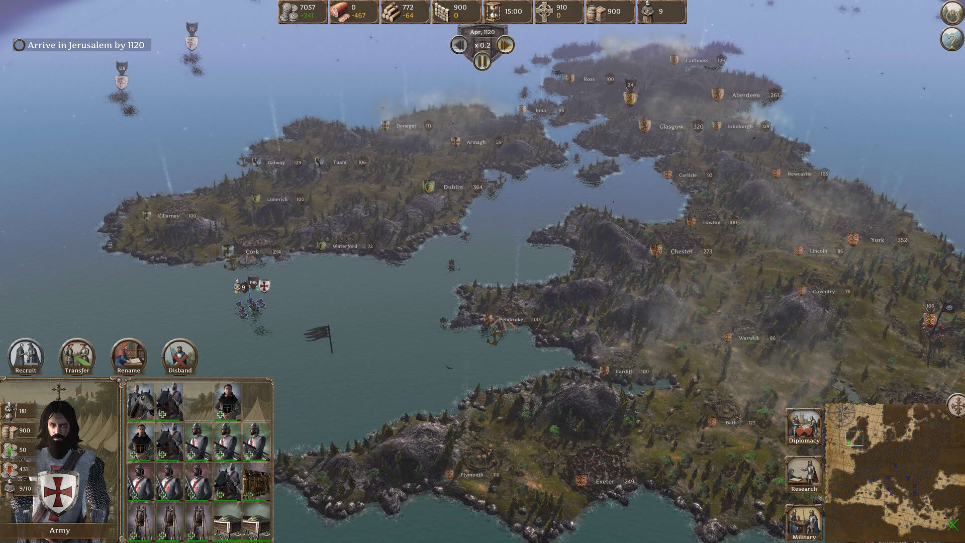 Screenshot for Knights of the Crusades