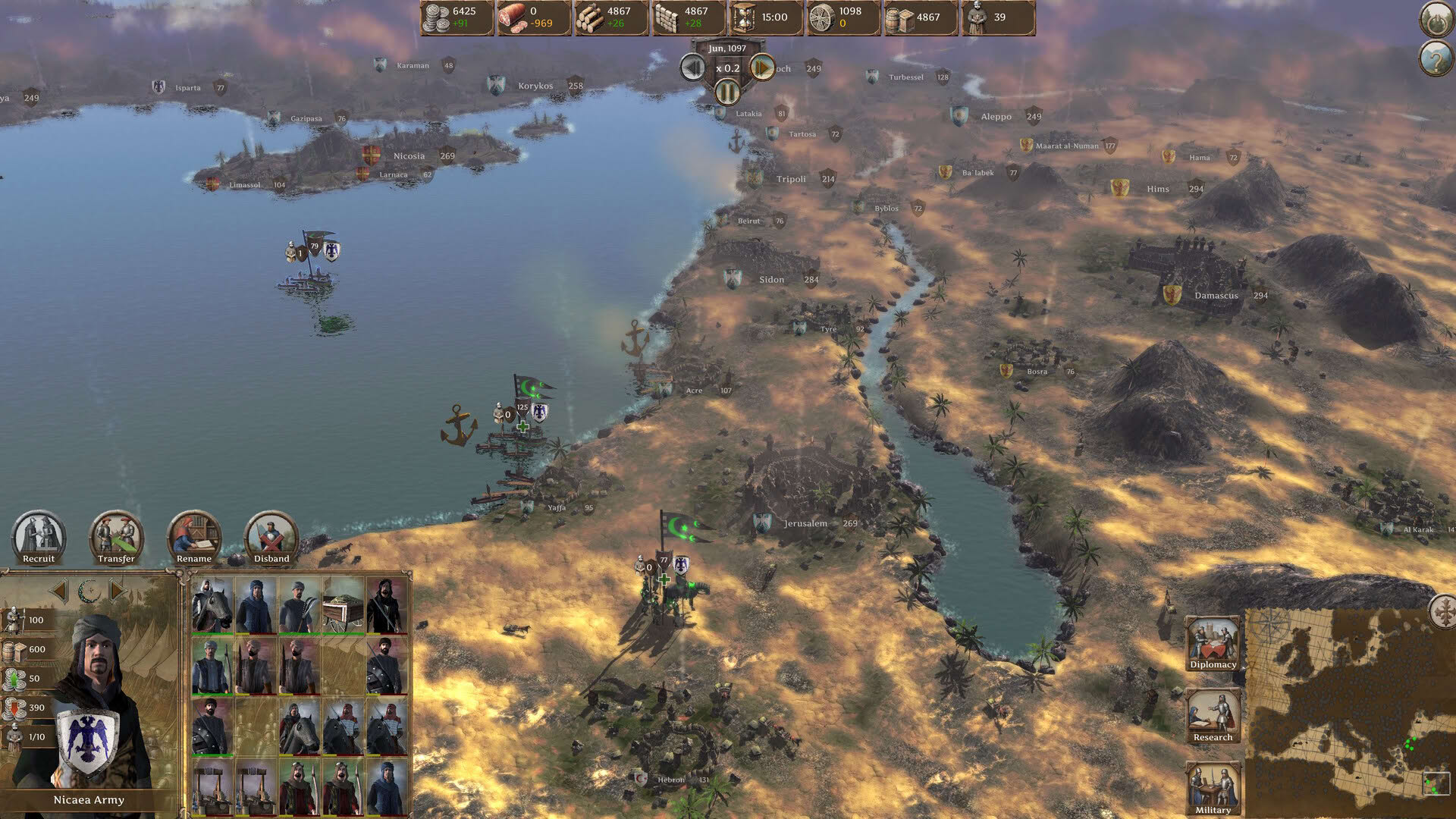 Screenshot for Knights of the Crusades