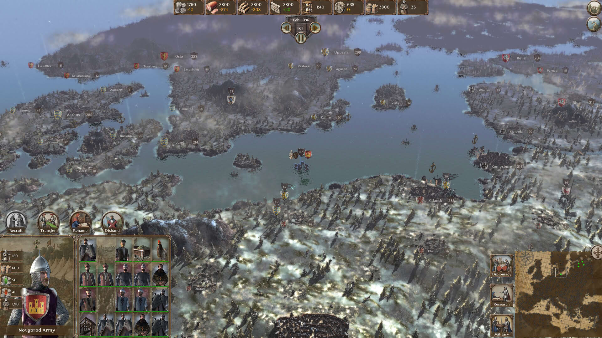 Screenshot for Knights of the Crusades