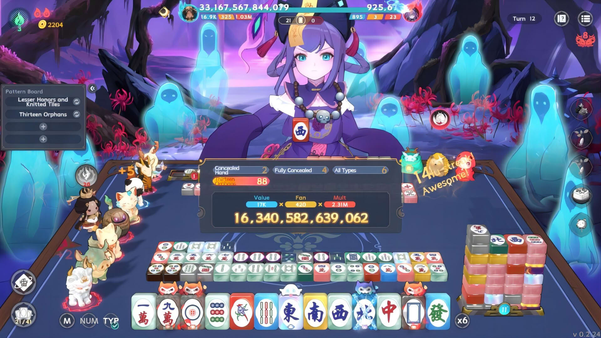 Screenshot for Demonic Mahjong