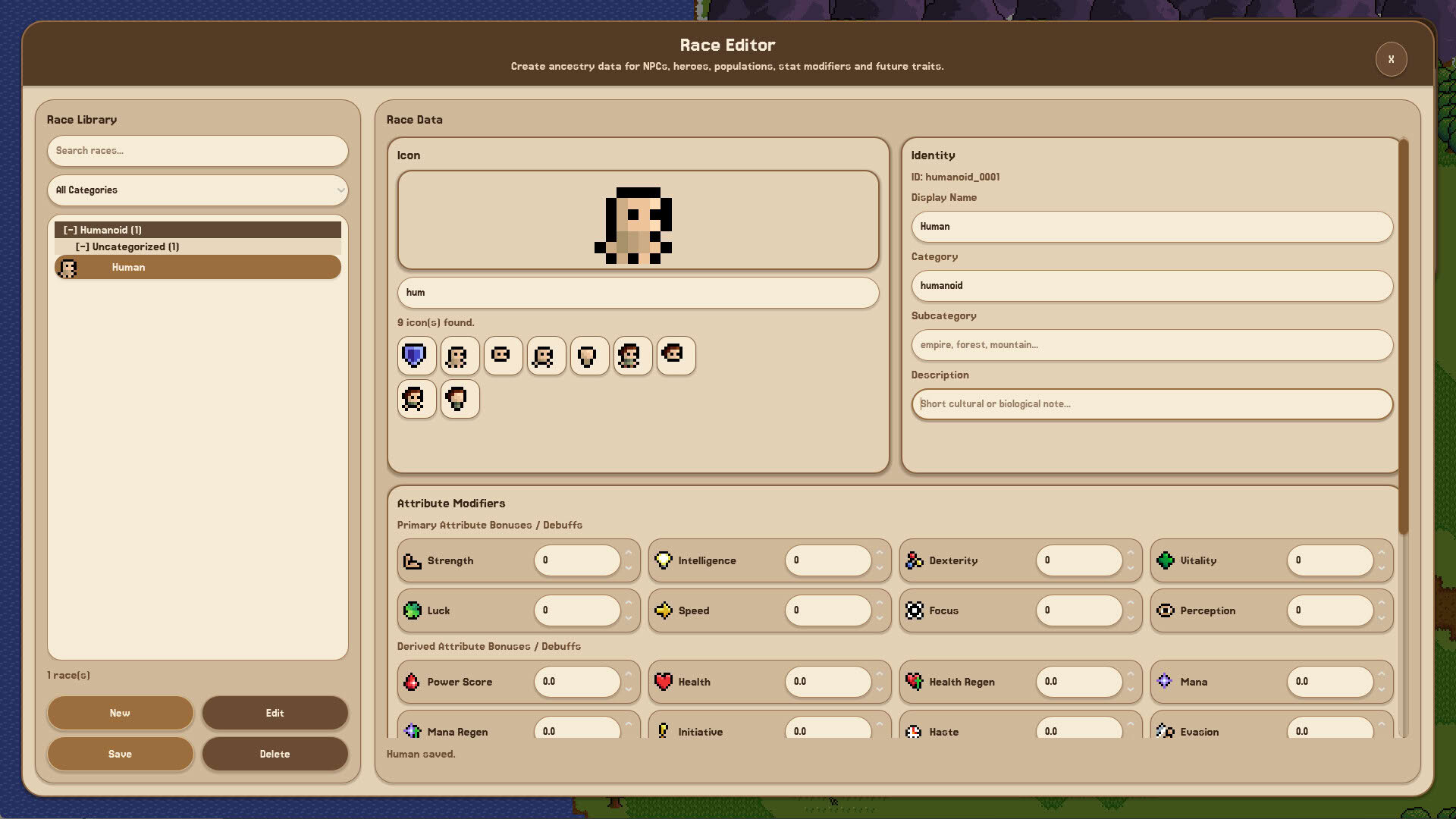 Screenshot for Fantasy World Manager
