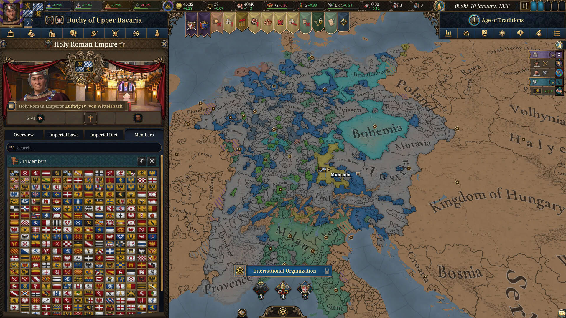 Screenshot for Europa Universalis V