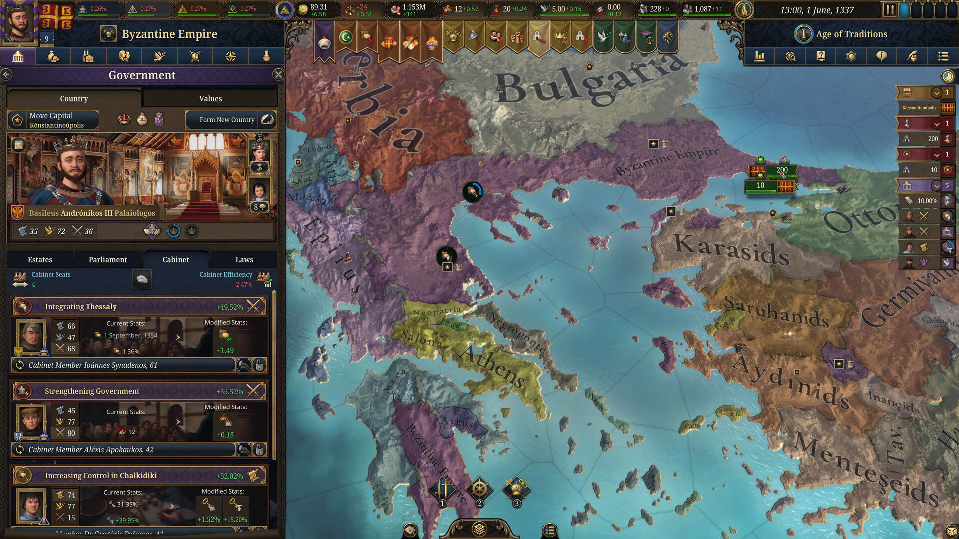 Screenshot for Europa Universalis V