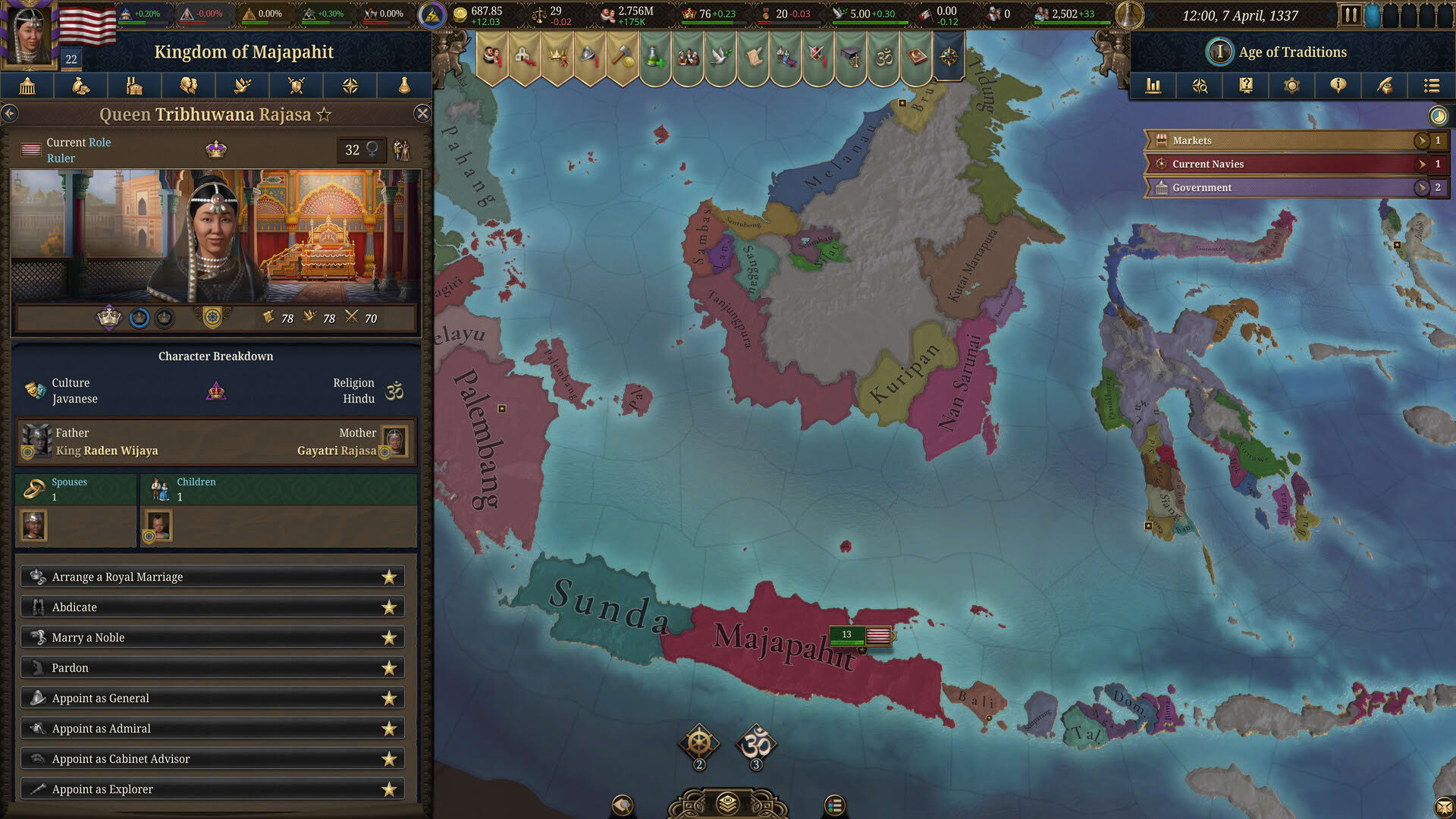 Screenshot for Europa Universalis V