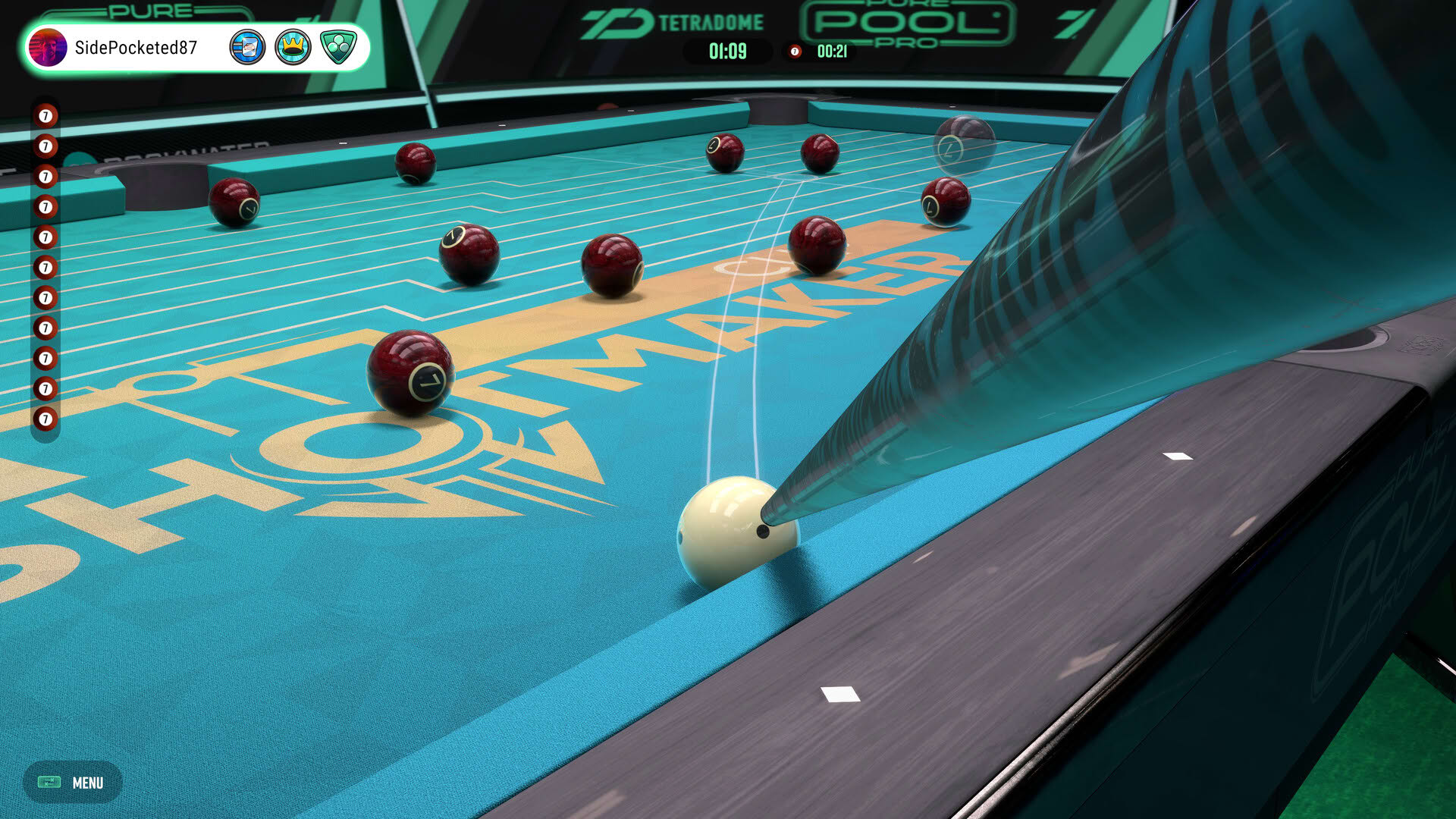 Screenshot for Pure Pool Pro