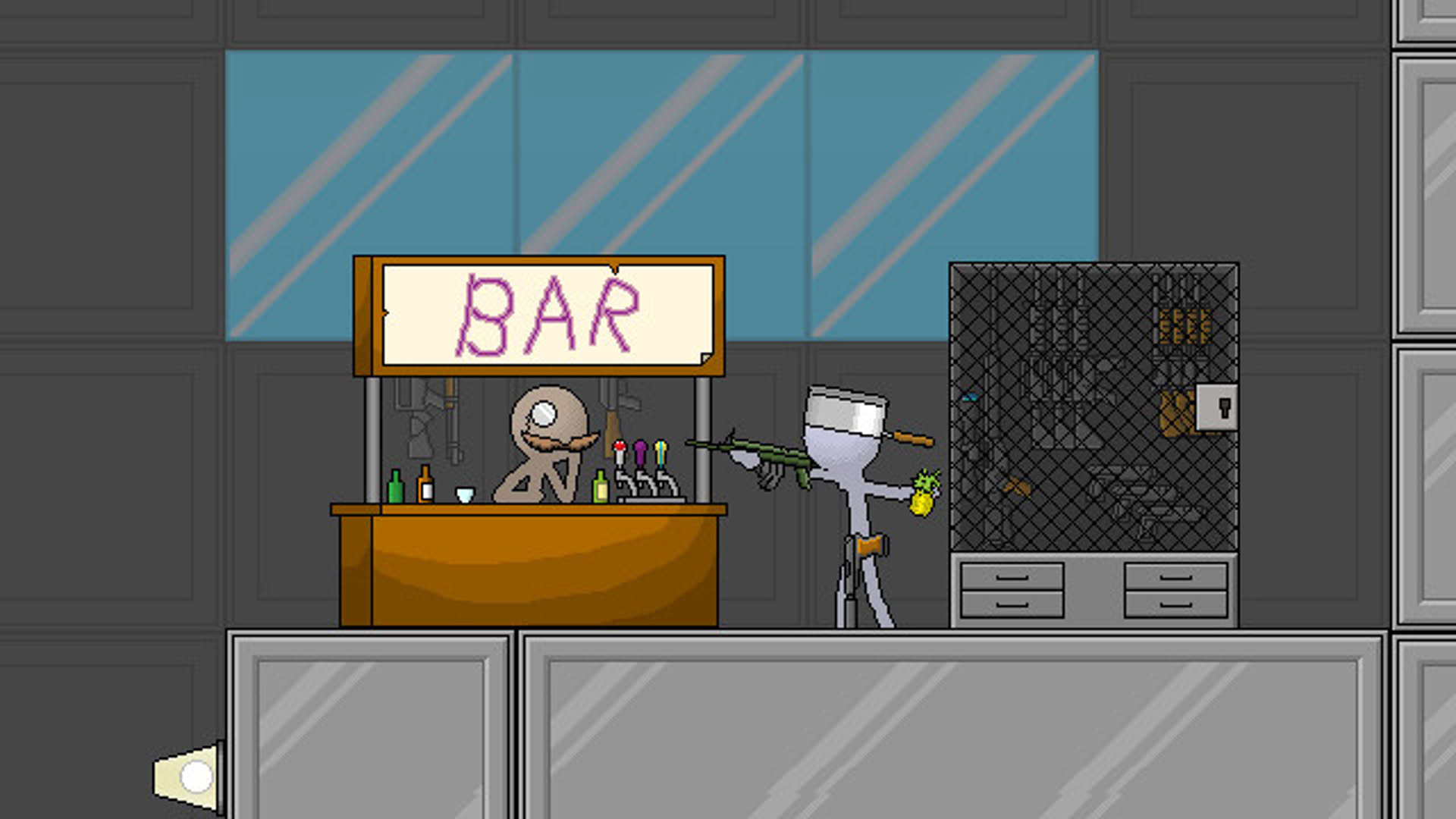 Screenshot for Boring Man: Online Tactical Stickman Combat
