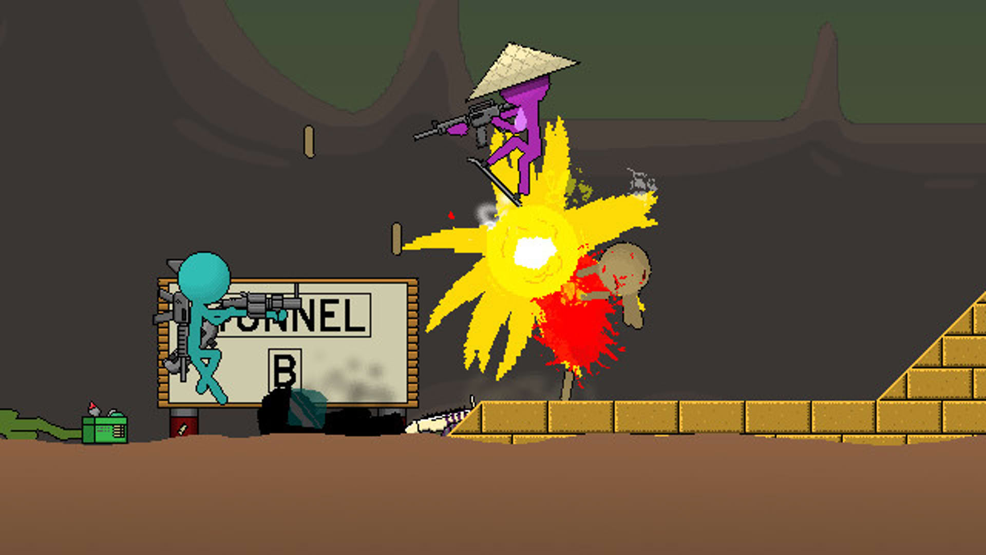 Screenshot for Boring Man: Online Tactical Stickman Combat
