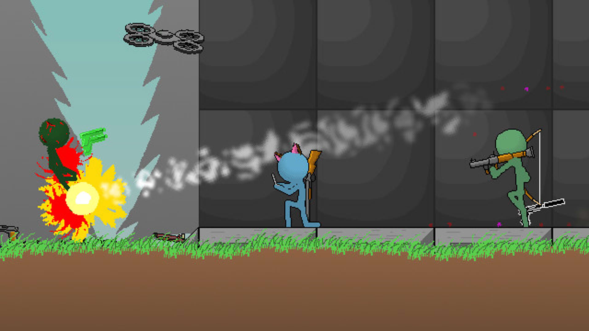 Screenshot for Boring Man: Online Tactical Stickman Combat