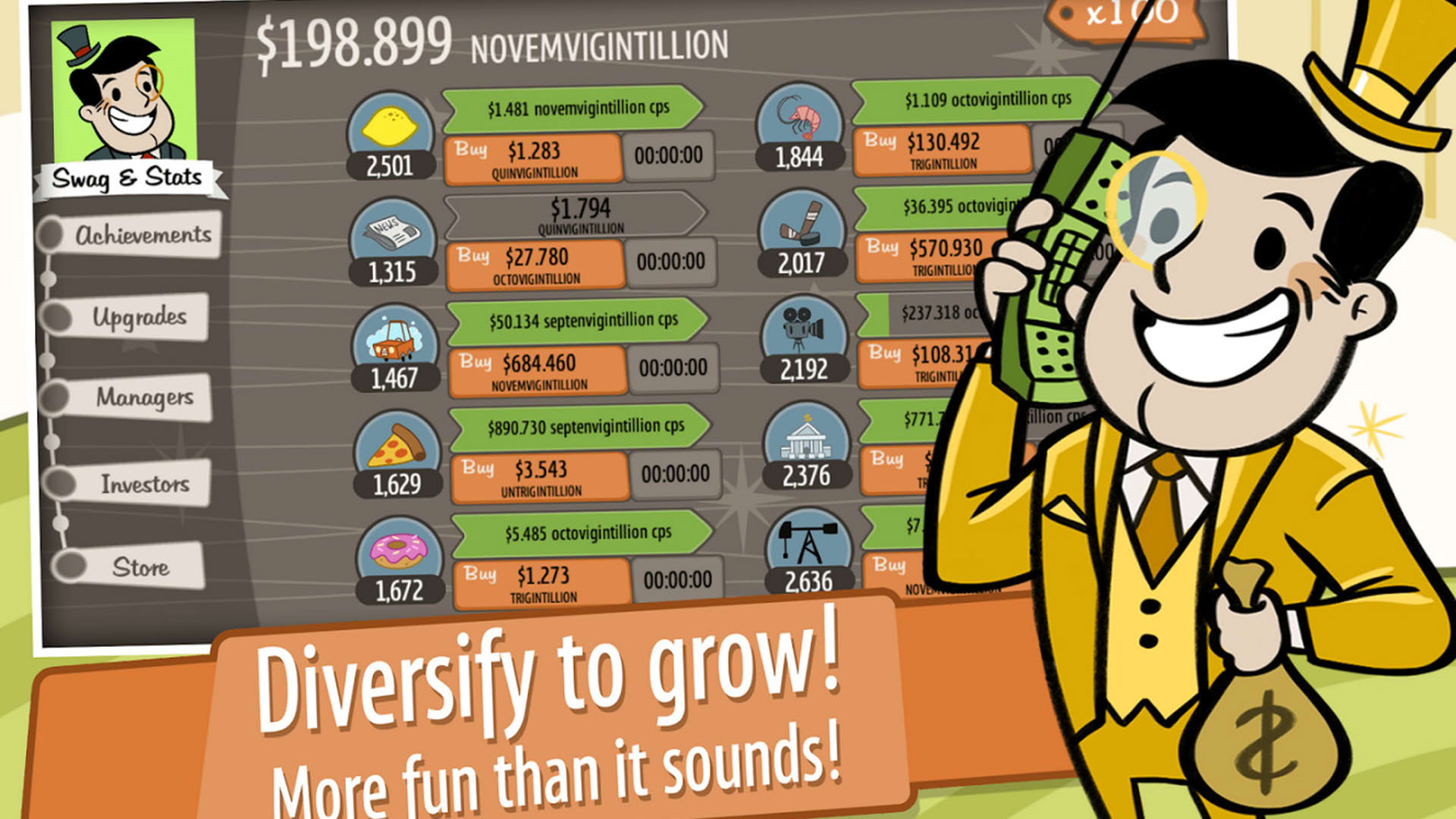 Screenshot for AdVenture Capitalist