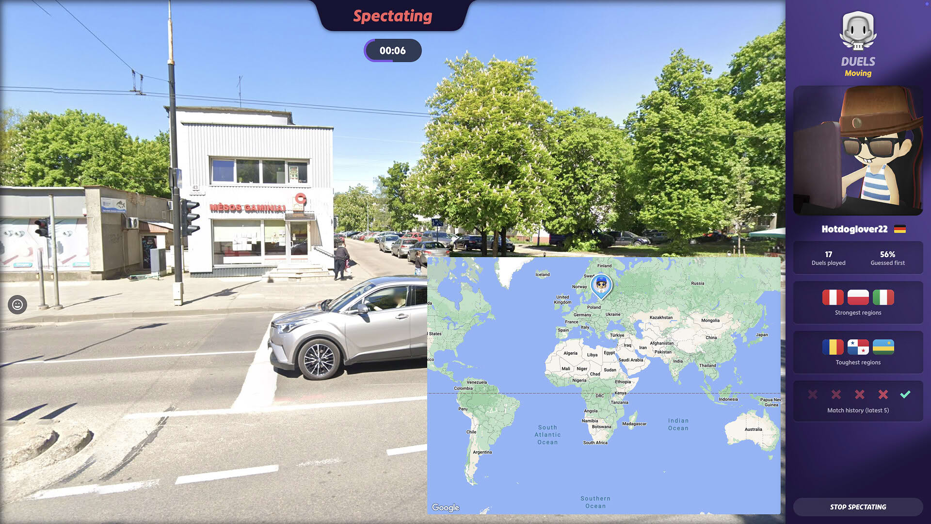 Screenshot for GeoGuessr