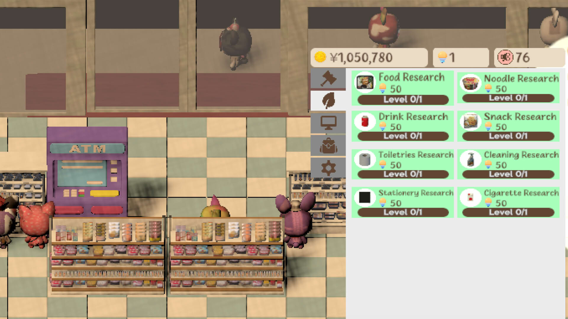 Screenshot for Cozy Desktop Konbini